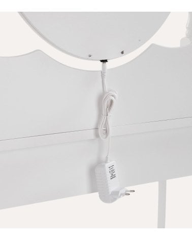 Tocador Charm con Taburete y Luces LED