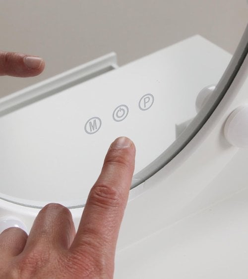 Tocador Charm con Taburete y Luces LED