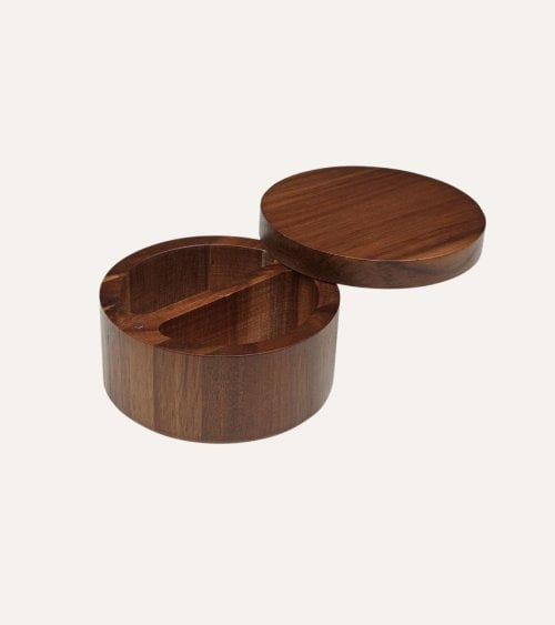 Salero Tradicional de Madera de Acacia