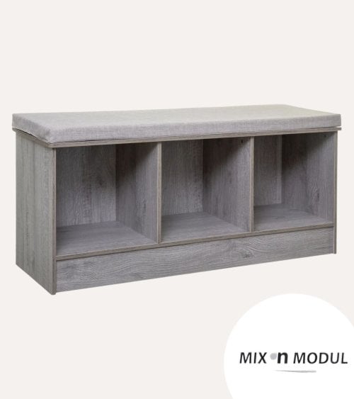 Banco Mix N'Modul de Madera con Cojín