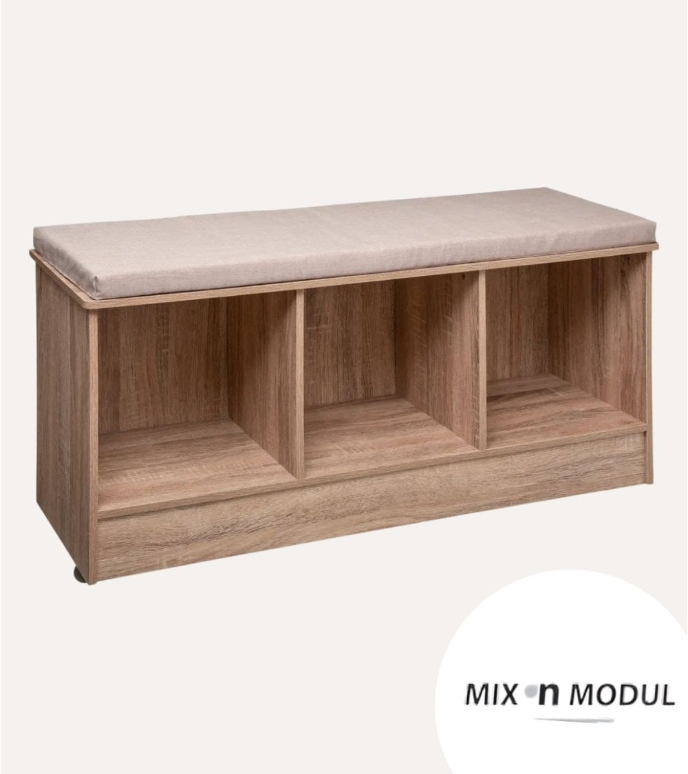 Banco Mix N'Modul de Madera con Cojín