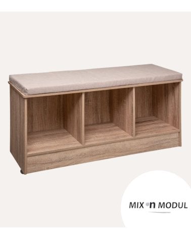 Banco Mix N'Modul de Madera con Cojín