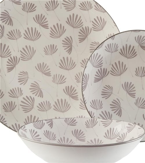 Vajilla de Porcelana de 18 Piezas Grand