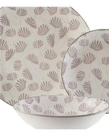 Vajilla de Porcelana de 18 Piezas Grand