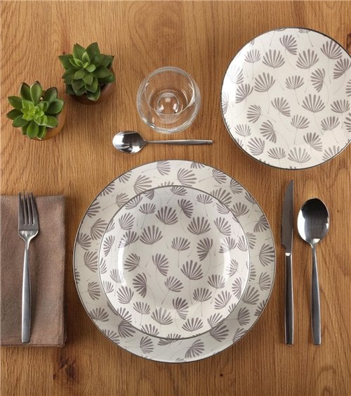 Vajilla de Porcelana de 18 Piezas Grand