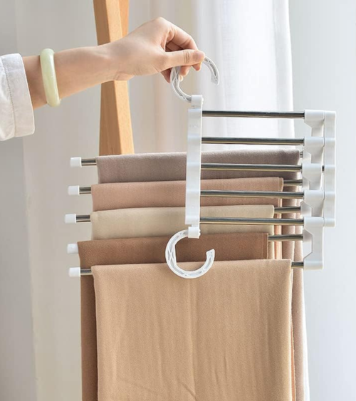 Percha para Pantalones de Acero Inoxidable