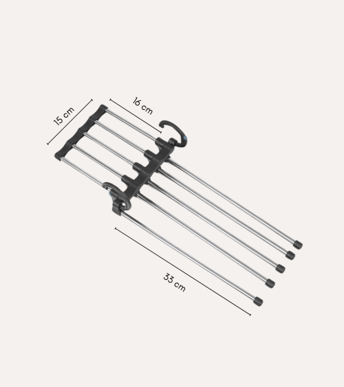 Percha para Pantalones de Acero Inoxidable