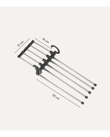 Percha para Pantalones de Acero Inoxidable