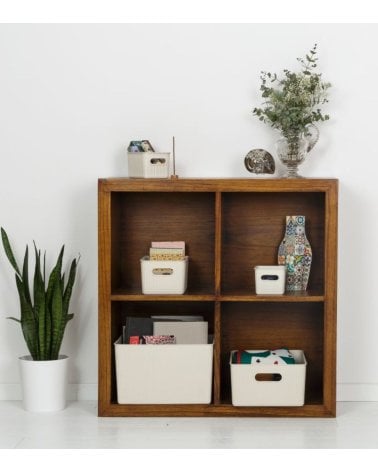 Cesta Rectángular Baobab de Plástico