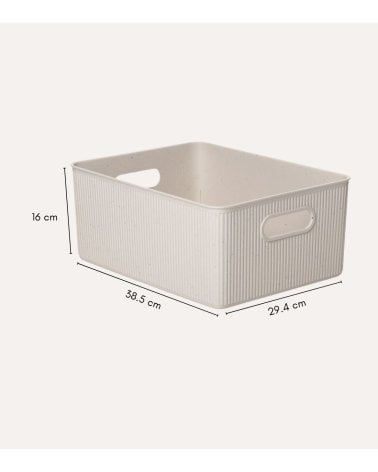 Cesta Rectángular Baobab de Plástico