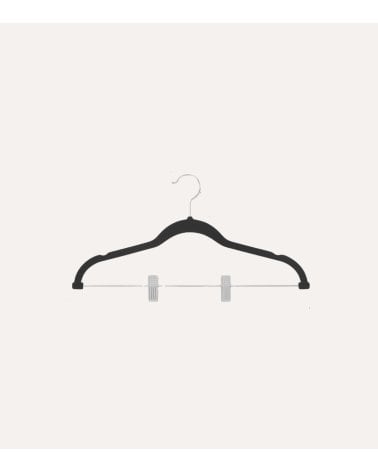 Percha con Pinzas de Terciopelo