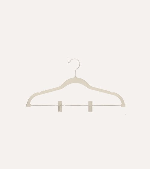 Percha con Pinzas de Terciopelo