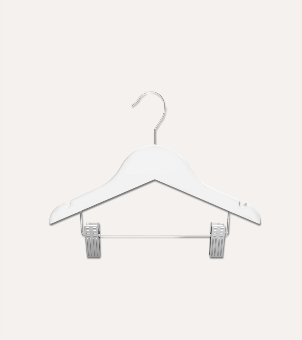 Percha Infantil con Pinzas de Madera