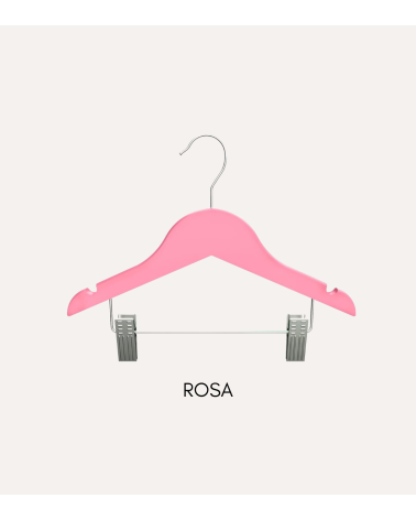 Percha de Color Infantil con Pinzas de Madera