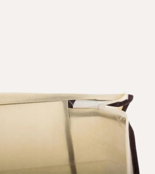 Guardatodo con Cremallera y Asas de Tela