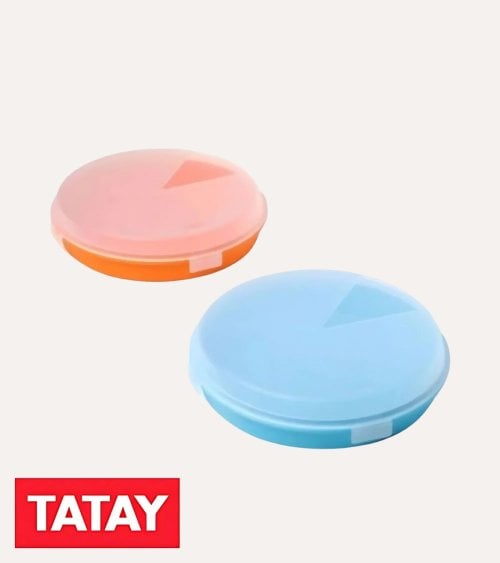 Portatortillas Redondo de Plástico con Tapa