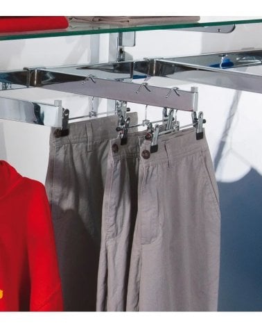 Set de 3 Perchas con Pinzas de Metal