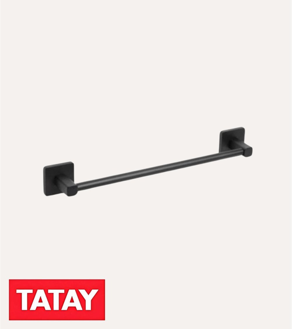 Toallero de Barra Nero de Acero Inoxidable