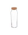 Botella de Cristal con Tapón de Corcho Slim Spring