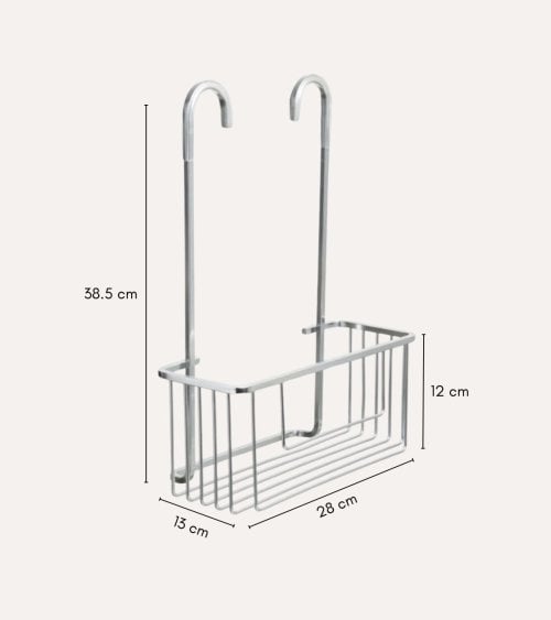 Estante para Ducha con Un Nivel de Aluminio