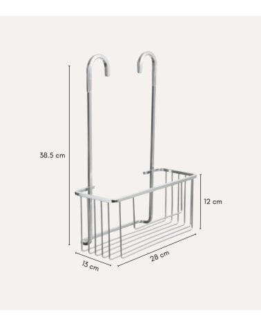Estante para Ducha con Un Nivel de Aluminio