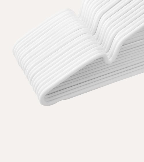 Set de 6 Perchas Antideslizantes de Metal