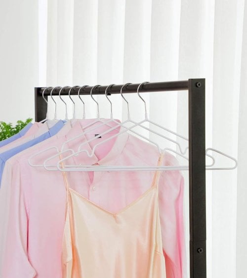 Set de 6 Perchas Antideslizantes de Metal