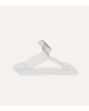 Set de 6 Perchas Antideslizantes de Metal