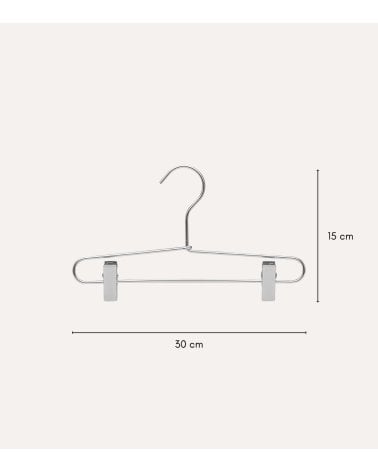 Percha con Pinzas de Aluminio