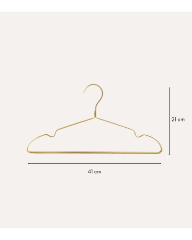 Set de 5 Perchas Zara de Aluminio