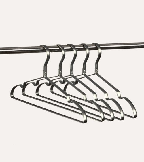 Set de 5 Perchas Zara de Aluminio