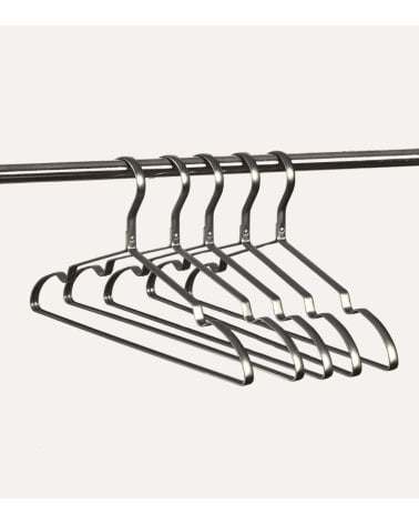 Set de 5 Perchas Zara de Aluminio