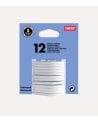 Set de 12 Anillas para Cortina de Baño de Plástico