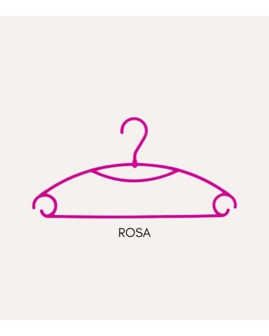 Set de 5 Perchas Giratorias de Colores de Plástico