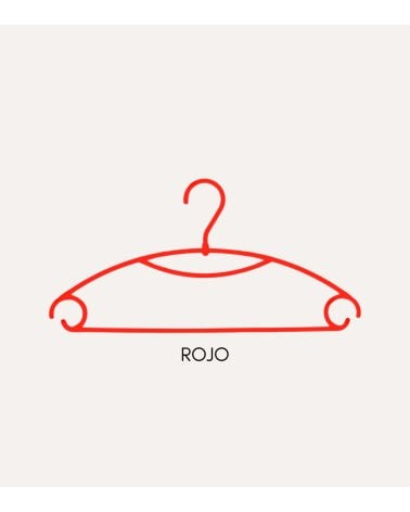 Set de 5 Perchas Giratorias de Colores de Plástico