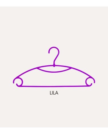 Set de 5 Perchas Giratorias de Colores de Plástico