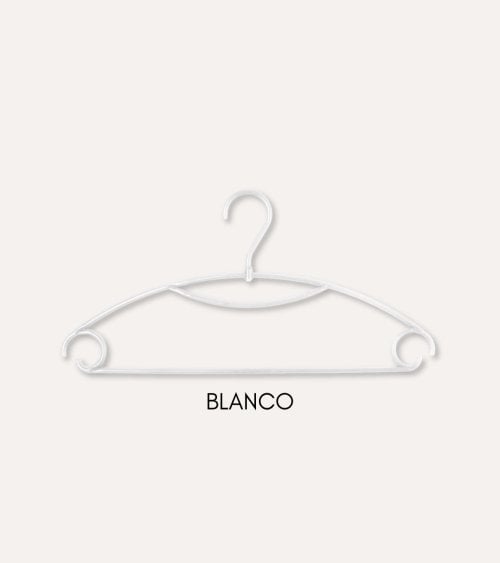 Set de 5 Perchas Giratorias de Colores de Plástico