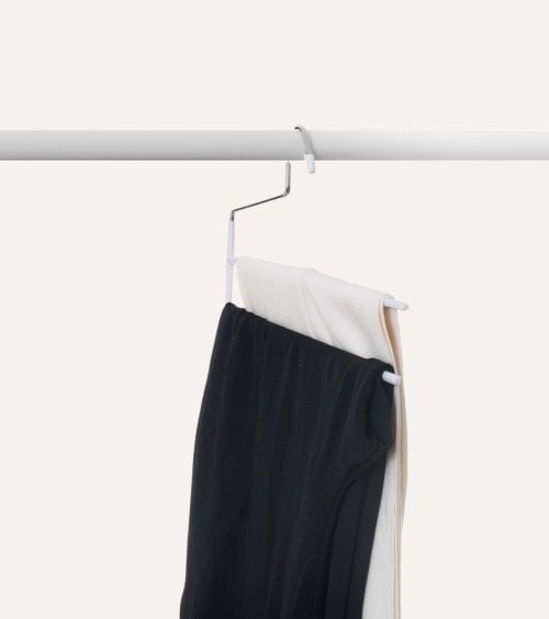 Percha para 3 Pantalones con Lado Abierto de Metal