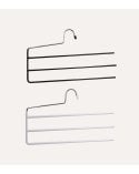 Percha para 3 Pantalones con Lado Abierto de Metal