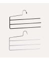 Percha para 3 Pantalones con Lado Abierto de Metal