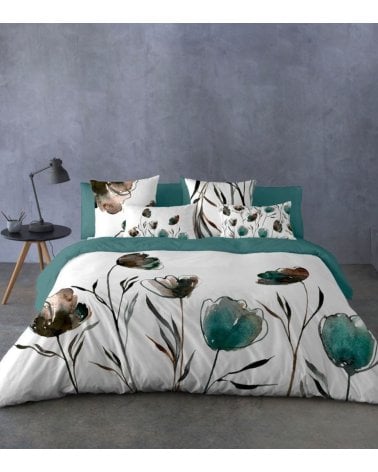 Funda Nórdica con estampado de Flores Larisa Naturals-1