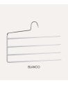 Percha para 4 Pantalones con Lado Abierto de Metal