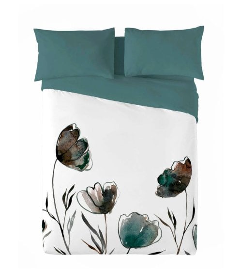 Funda Nórdica con estampado de Flores Larisa Naturals-2