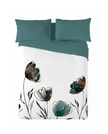 Funda Nórdica con estampado de Flores Larisa Naturals-2
