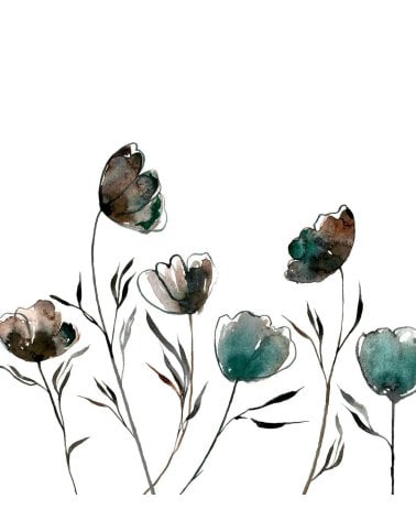 Funda Nórdica con estampado de Flores Larisa Naturals-3