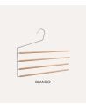 Percha para 4 Pantalones con Lado Abierto de Madera