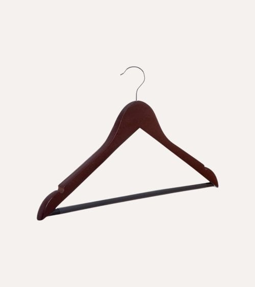 Percha Antideslizante de Madera