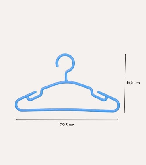 Set de 5 Perchas Stilo Infantil de Plástico