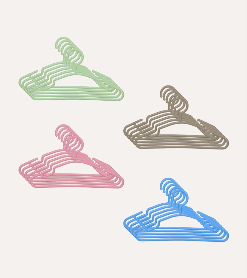 Set de 5 Perchas Stilo Infantil de Plástico