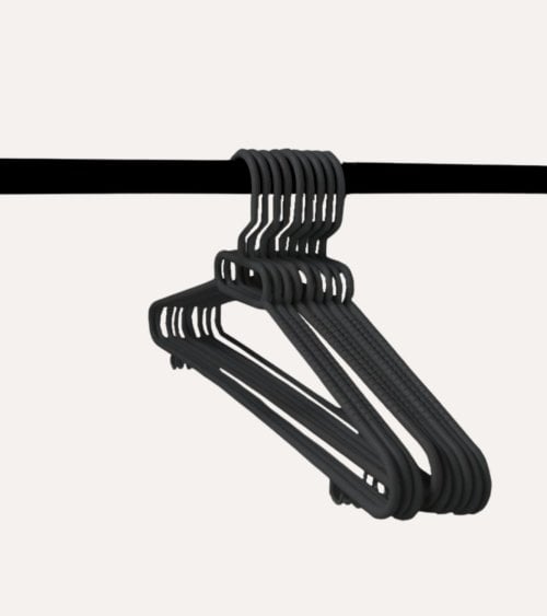 Set de 6 Perchas Multiusos de Plástico